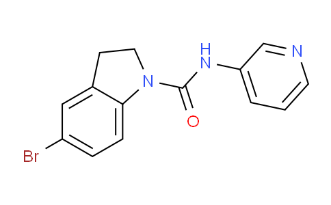 CAS No. 162100-20-1, 5-bromo-N-(3-pyridinyl)-2,3-dihydroindole-1-carboxamide