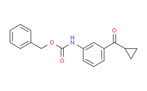 CAS No. 162174-76-7, (3-Cyclopropanecarbonyl-phenyl)-carbamic acid benzyl ester
