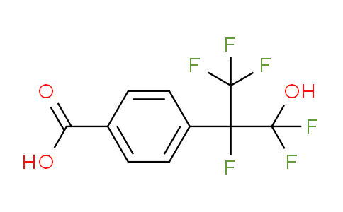 CAS No. 16261-80-6, 4-(1,1,1,2,3,3-hexafluoro-3-hydroxypropan-2-yl)benzoic acid