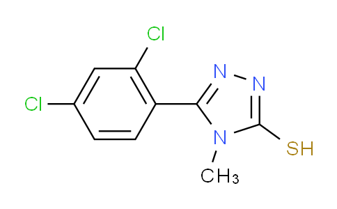 CAS No. 162693-41-6, 5-(2,4-Dichlorophenyl)-4-methyl-4H-1,2,4-triazole-3-thiol