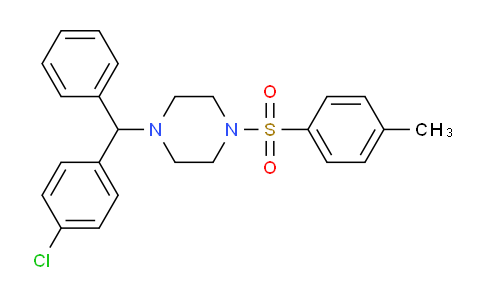 CAS No. 163837-56-7, 1-[(4-Chlorophenyl)-phenylmethyl]-4-(4-methylphenyl)sulfonylpiperazine