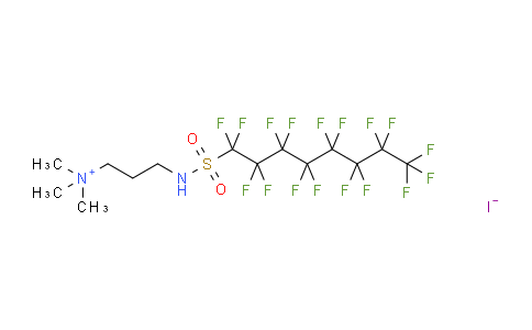 CAS No. 1652-63-7, 1-Propanaminium, 3-[[(heptadecafluorooctyl) sulfonyl]amino]-N,N,N-trimethyl-, iodide