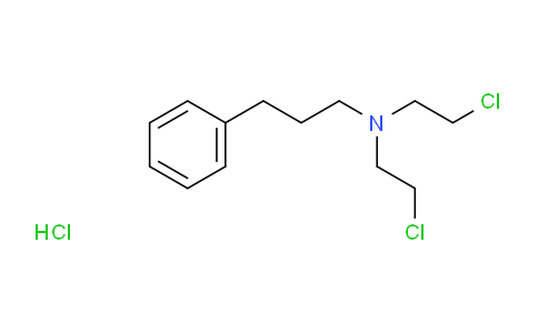 CAS No. 165377-40-2, N,N-bis(2-chloroethyl)-3-phenyl-1-propanamine hydrochloride