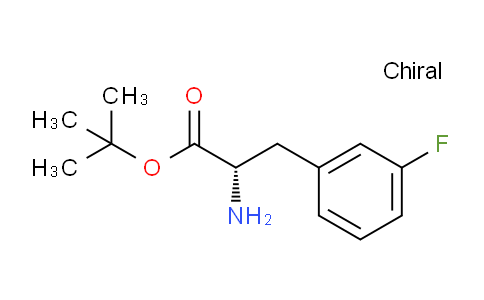 CAS No. 167993-14-8, Tert-butyl (S)-2-amino-3-(3-fluorophenyl)propanoate