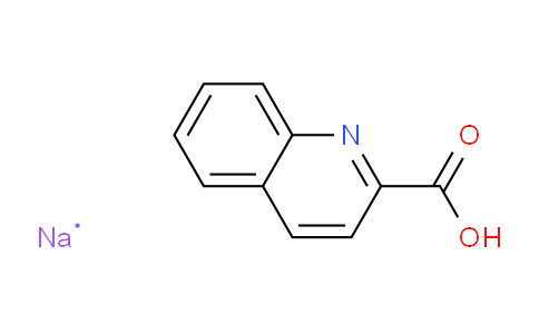 CAS No. 16907-79-2, 2-quinolinecarboxylic acid; sodium