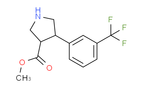 CAS No. 169248-95-7, Methyl 4-(3-(trifluoromethyl)phenyl)pyrrolidine-3-carboxylate