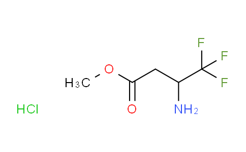 CAS No. 169605-23-6, 3-amino-4,4,4-trifluorobutanoic acid methyl ester hydrochloride
