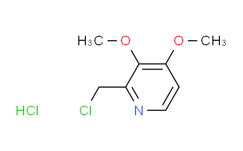 CAS No. 169905-10-6, 2-(chloromethyl)-3,4-dimethoxypyridine hydrochloride