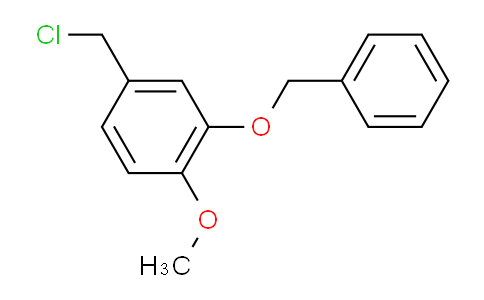 CAS No. 1699-38-3, 4-(chloromethyl)-1-methoxy-2-phenylmethoxybenzene