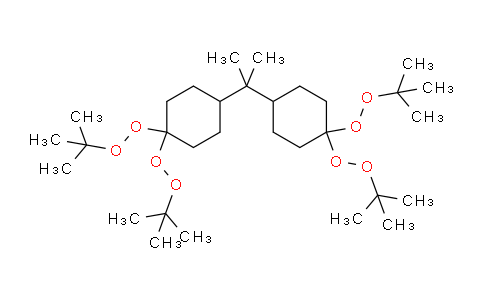 CAS No. 1705-60-8, 4,4'-(Propane-2,2-diyl)bis(1,1-bis(tert-butylperoxy)cyclohexane)