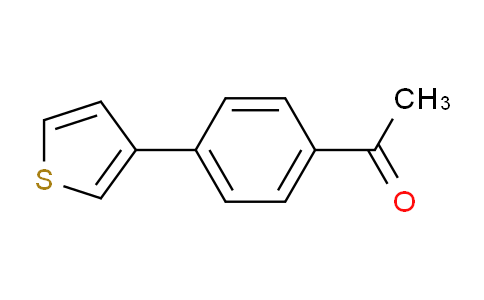 CAS No. 172035-84-6, 1-(4-(Thiophen-3-yl)phenyl)ethanone