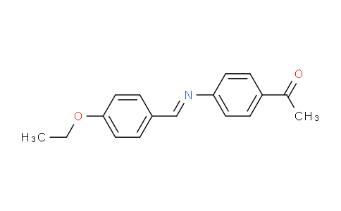 CAS No. 17224-17-8, 1-(4-((4-Ethoxybenzylidene)amino)phenyl)ethanone