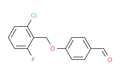 CAS No. 172932-10-4, 4-((2-Chloro-6-fluorobenzyl)oxy)benzaldehyde