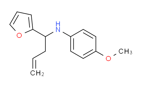 CAS No. 173416-01-8, N-(1-(Furan-2-yl)but-3-en-1-yl)-4-methoxyaniline