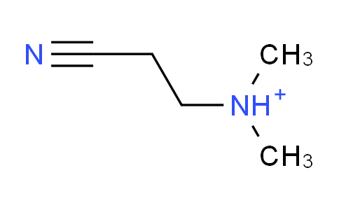 CAS No. 1738-25-6, 2-cyanoethyl(dimethyl)ammonium