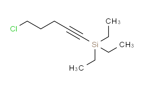CAS No. 174125-30-5, 5-chloropent-1-ynyl(triethyl)silane