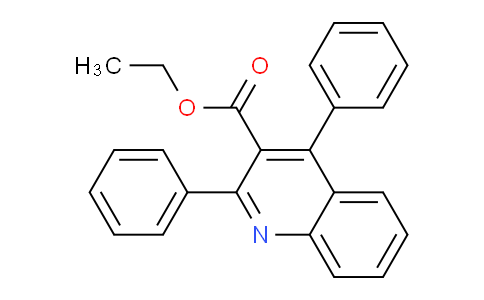 CAS No. 175135-07-6, 2,4-diphenyl-3-quinolinecarboxylic acid ethyl ester