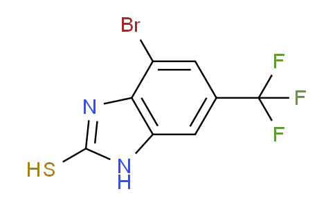 CAS No. 175135-17-8, 4-Bromo-6-(trifluoromethyl)-1H-benzo[d]imidazole-2-thiol