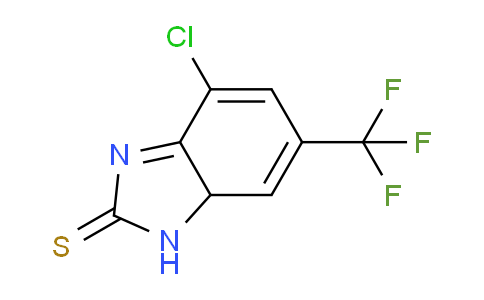 CAS No. 175135-18-9, 4-chloro-6-(trifluoromethyl)-1,7a-dihydrobenzimidazole-2-thione