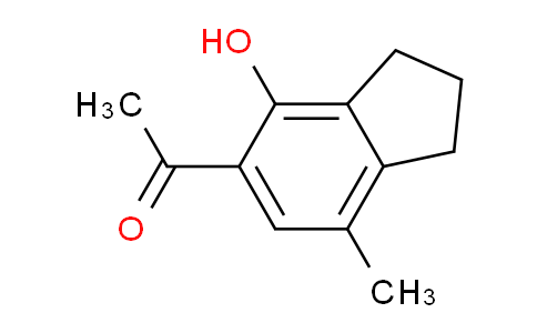 CAS No. 175136-13-7, 1-(4-Hydroxy-7-methyl-2,3-dihydro-1H-inden-5-yl)ethanone