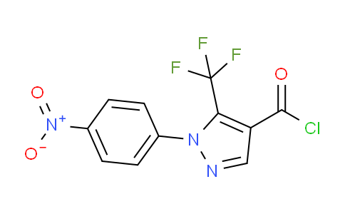 CAS No. 175137-36-7, 1-(4-nitrophenyl)-5-(trifluoromethyl)-4-pyrazolecarbonyl chloride