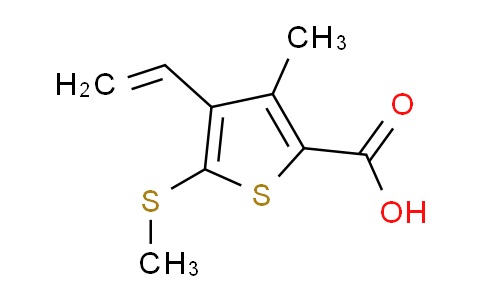 CAS No. 175202-63-8, 3-Methyl-5-(methylthio)-4-vinylthiophene-2-carboxylic acid