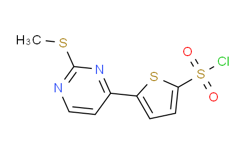 CAS No. 175202-76-3, 5-(2-(Methylthio)pyrimidin-4-yl)thiophene-2-sulfonyl chloride
