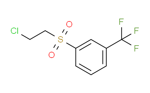 CAS No. 175203-09-5, 1-((2-Chloroethyl)sulfonyl)-3-(trifluoromethyl)benzene