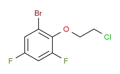CAS No. 175203-19-7, 1-Bromo-2-(2-chloroethoxy)-3,5-difluorobenzene
