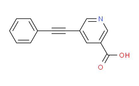 CAS No. 175203-69-7, 5-(Phenylethynyl)nicotinic acid
