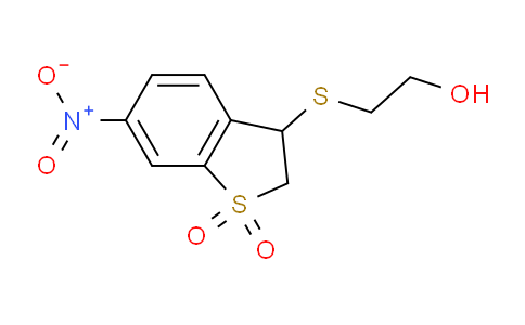 CAS No. 175203-70-0, 2-[(6-nitro-1,1-dioxo-2,3-dihydro-1-benzothiophen-3-yl)thio]ethanol