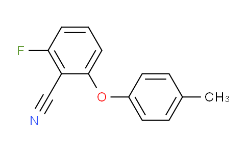 CAS No. 175204-08-7, 2-fluoro-6-(4-methylphenoxy)benzonitrile
