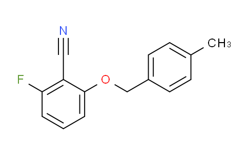 CAS No. 175204-09-8, 2-Fluoro-6-((4-methylbenzyl)oxy)benzonitrile
