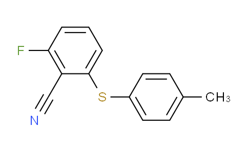 CAS No. 175204-11-2, 2-fluoro-6-[(4-methylphenyl)thio]benzonitrile