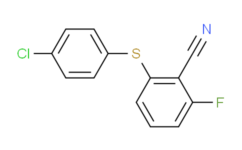 CAS No. 175204-12-3, 2-((4-Chlorophenyl)thio)-6-fluorobenzonitrile