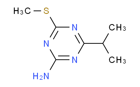 CAS No. 175204-55-4, 4-(methylthio)-6-propan-2-yl-1,3,5-triazin-2-amine