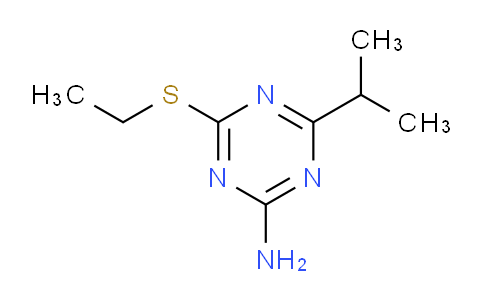 CAS No. 175204-60-1, 4-(ethylthio)-6-propan-2-yl-1,3,5-triazin-2-amine
