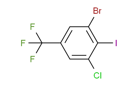 CAS No. 175205-55-7, 1-bromo-3-chloro-2-iodo-5-(trifluoromethyl)benzene