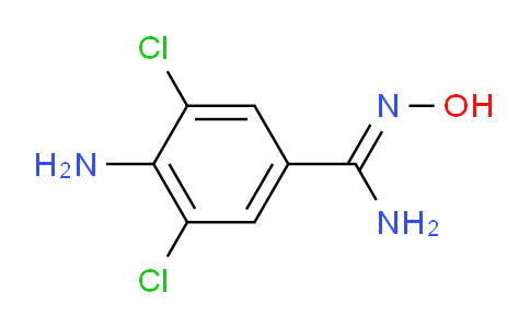 CAS No. 175205-80-8, 4-amino-3,5-dichloro-N'-hydroxybenzenecarboximidamide