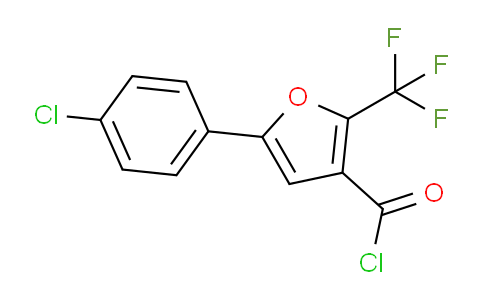 CAS No. 175276-61-6, 5-(4-Chlorophenyl)-2-(trifluoromethyl)furan-3-carbonyl chloride