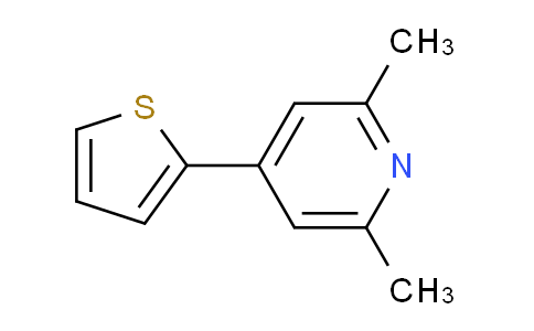 CAS No. 175276-68-3, 2,6-dimethyl-4-thiophen-2-ylpyridine