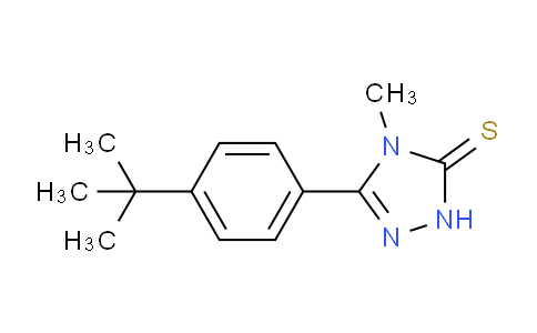 CAS No. 175276-75-2, 3-(4-tert-butylphenyl)-4-methyl-1H-1,2,4-triazole-5-thione