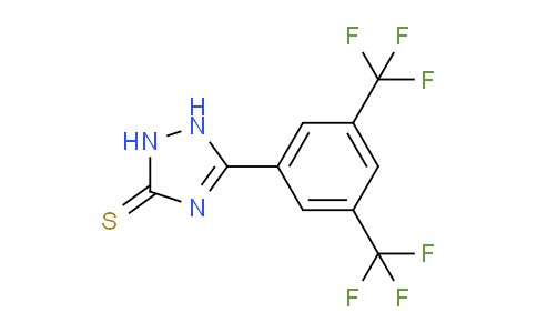 CAS No. 175276-77-4, 5-(3,5-Bis(trifluoromethyl)phenyl)-1H-1,2,4-triazole-3(2H)-thione