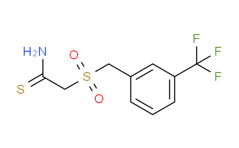 CAS No. 175276-83-2, 2-[[3-(trifluoromethyl)phenyl]methylsulfonyl]ethanethioamide