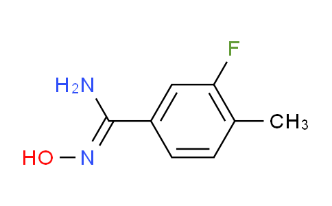 CAS No. 175277-86-8, 3-Fluoro-N'-hydroxy-4-methylbenzimidamide
