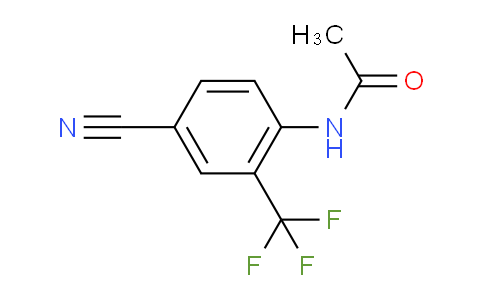 CAS No. 175277-96-0, N-[4-cyano-2-(trifluoromethyl)phenyl]acetamide