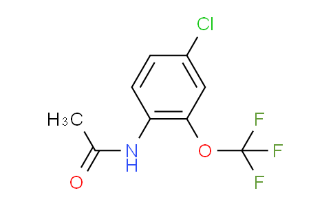 CAS No. 175278-36-1, N-(4-Chloro-2-(trifluoromethoxy)phenyl)acetamide