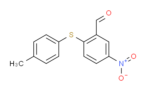 CAS No. 175278-42-9, 2-[(4-methylphenyl)thio]-5-nitrobenzaldehyde