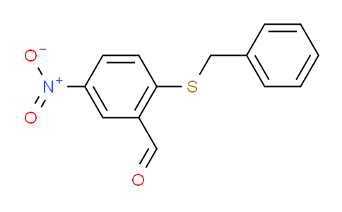 CAS No. 175278-43-0, 5-nitro-2-(phenylmethylthio)benzaldehyde