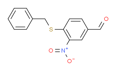 CAS No. 175278-44-1, 4-(Benzylthio)-3-nitrobenzaldehyde